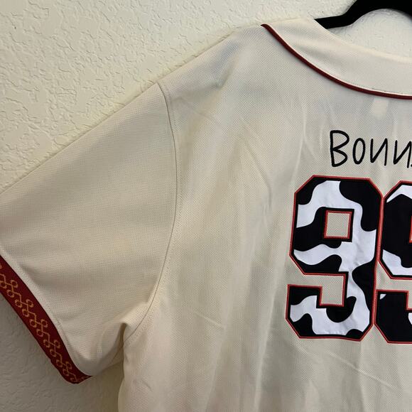 Pixar x BoxLunch Toy Story Jessie Baseball Jersey Cream Red Trim 4X - Picture 10 of 12